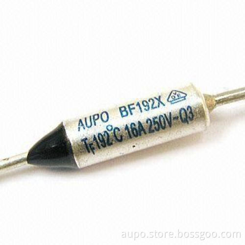 Thermal Fuse/Cutoff with Metal Case, 250V Rated Voltage and 16A Rated Current